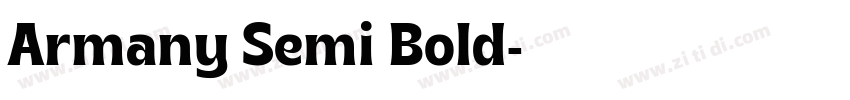 Armany Semi Bold字体转换 Armany Semi Bold字体转换